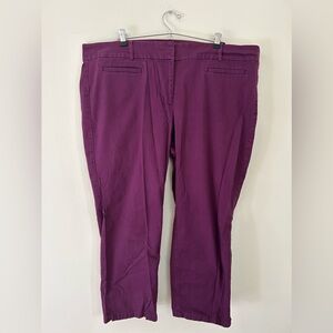 Ann Taylor Signature Classic Fit Cropped Pants (18)
